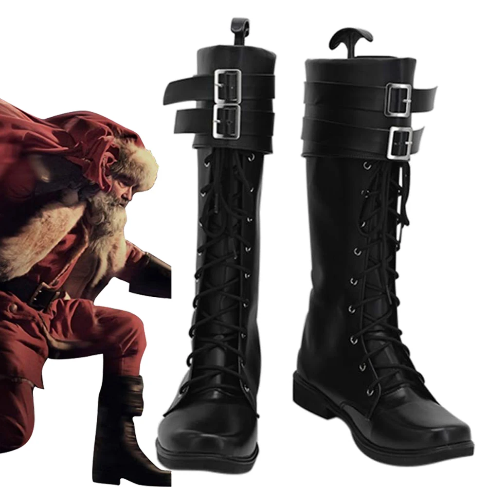 Movie Christmas Chronicles Santa Claus Cosplay Fantasia Shoes Boots Disguise Adult Men Fantasy Halloween Carnival Party Footwear
Movie Christmas Chronicles Santa Claus Cosplay Fantasia Shoes Boots Disguise Adult Men Fantasy Halloween Carnival Party Footwear