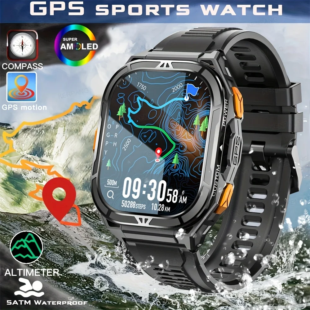 X5 AMOLED Смарт-часы Встроенное GPS-положение 5ATM Водонепроницаемые умные часы Компас Мужские спортивные часы с пульсометром для Android IOS 2025
X5 AMOLED Смарт-часы Встроенное GPS-положение 5ATM Водонепроницаемые умные часы Компас Мужские спортивные часы с пульсометром для Android IOS 2025