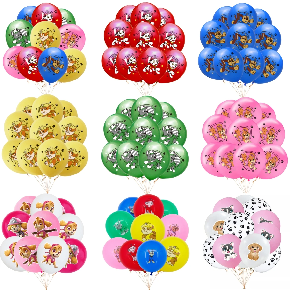 12pcs/12inch Paw Patrol Birthday Party Dcorations Latex Balloons Cartoon Dog Balloon Baby Shower Kids Gift For Party Supplies
12pcs/12inch Paw Patrol Birthday Party Dcorations Latex Balloons Cartoon Dog Balloon Baby Shower Kids Gift For Party Supplies
