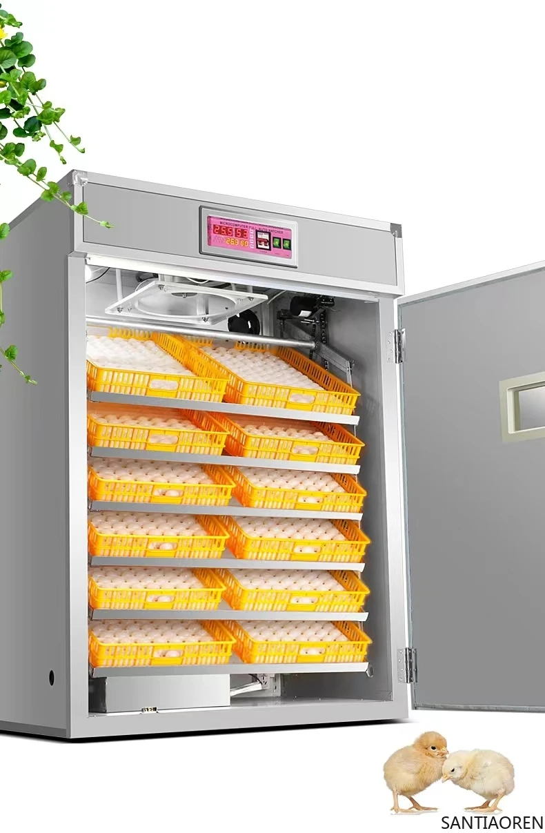 Hot Sale 1056 Egg Incubator High Quality PP Tray Chicken Duck Turkey Ostrich Incubator with 220V Motor for Farm Use 
Hot Sale 1056 Egg Incubator High Quality PP Tray Chicken Duck Turkey Ostrich Incubator with 220V Motor for Farm Use