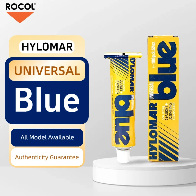 ROCOL Hylomar Blue 100g Non-Hardening Gasket Sealant Oil Resistant Jointing Compound for Engine Flange Pump Gearbox
ROCOL Hylomar Blue 100g Non-Hardening Gasket Sealant Oil Resistant Jointing Compound for Engine Flange Pump Gearbox