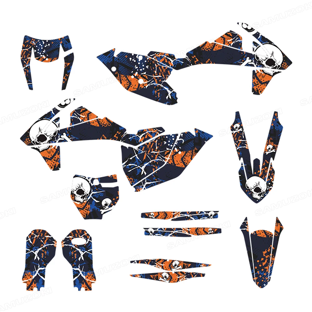 Motorcycle Graphics Decals Deco Stickers Background Kits for 125 250 350 450 EXC XCW SX-F XC-F 2017-2019 SX 2016-18
Motorcycle Graphics Decals Deco Stickers Background Kits for 125 250 350 450 EXC XCW SX-F XC-F 2017-2019 SX 2016-18