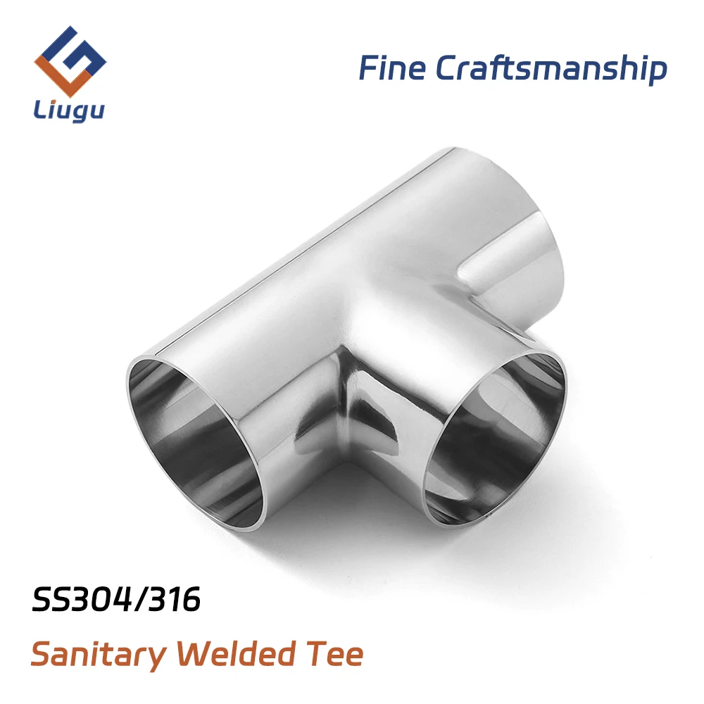 Butt Weld Tee Equal Diameter T-Type 304/316 Stainless Steel Sanitary Grade Polished Pipe Fitting, OD 19/25/32/38/45/51/57/63mm
Butt Weld Tee Equal Diameter T-Type 304/316 Stainless Steel Sanitary Grade Polished Pipe Fitting, OD 19/25/32/38/45/51/57/63mm