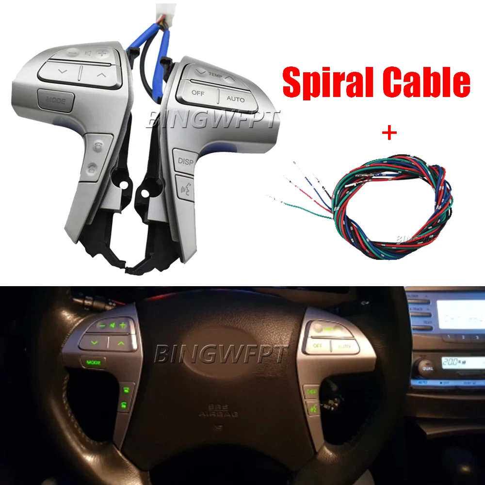 New Steering Wheel Audio Control Button Switch With Wire 84250-06180 84250-0E220 For TOYOTA HIGHLANDER ASU40,GSU45 2009-2015
New Steering Wheel Audio Control Button Switch With Wire 84250-06180 84250-0E220 For TOYOTA HIGHLANDER ASU40,GSU45 2009-2015