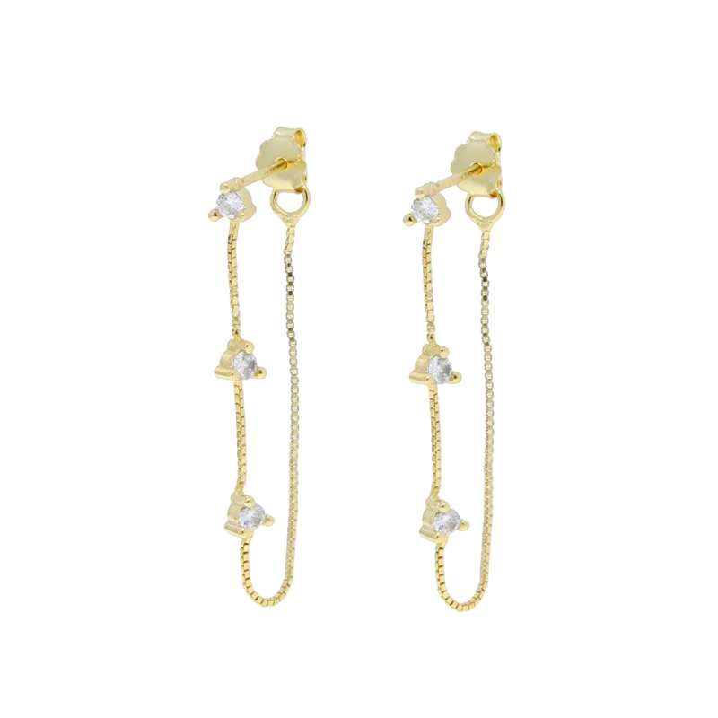 100% 925 Steling Silver Round CZ Long Tassel Chain Dangle Drop Earrings Geometric Various Colored Fashion Women Jewelry
100% 925 Steling Silver Round CZ Long Tassel Chain Dangle Drop Earrings Geometric Various Colored Fashion Women Jewelry