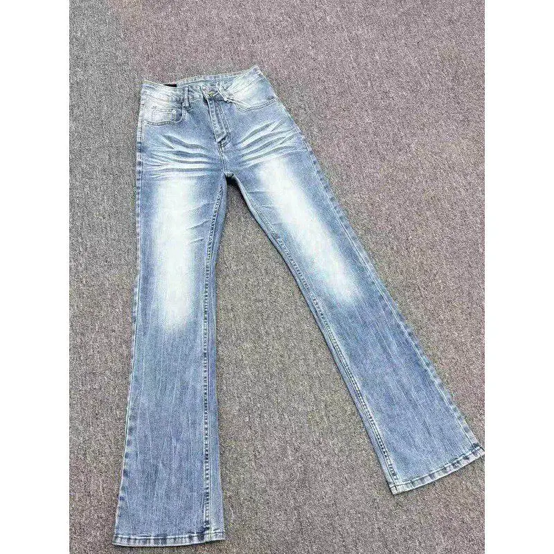 American High Street Vibe Heavyweight Washed Light Blue Pattern Vintage 517 Version Flared Elastic Jeans Low Waist Drawst...
American High Street Vibe Heavyweight Washed Light Blue Pattern Vintage 517 Version Flared Elastic Jeans Low Waist Drawst...