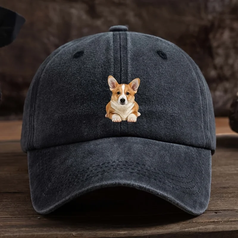 Stylish and Versatile Corgi Print Baseball Cap for Men - Trendy Outdoor Duckbill Hat
Stylish and Versatile Corgi Print Baseball Cap for Men - Trendy Outdoor Duckbill Hat