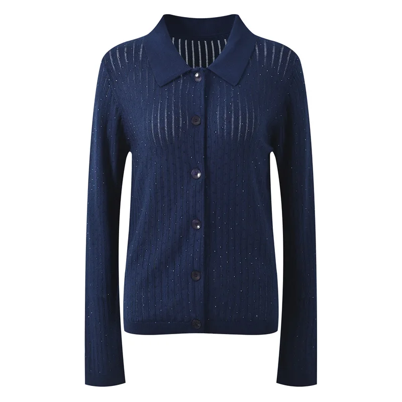 2026 Autumn Women Knitting Cotton Tops Turn-Down Collar Long Sleeve Tops
2026 Autumn Women Knitting Cotton Tops Turn-Down Collar Long Sleeve Tops
