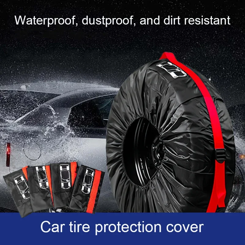 4Pcs Car Polyester Tire Storage Bags Universal S/L Spare Tire Cover CaseAuto Vehicle Wheel Protector Accessories
4Pcs Car Polyester Tire Storage Bags Universal S/L Spare Tire Cover CaseAuto Vehicle Wheel Protector Accessories