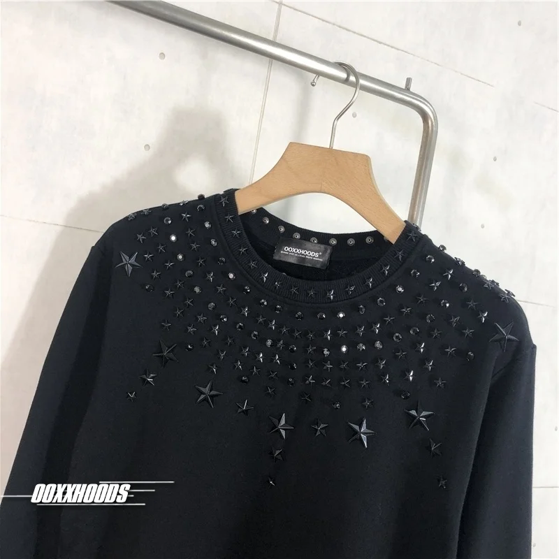 Thin Metal Hoodie 3D Star Show off Clubbing Night out Couple's Sweatshirt Youth Trend Loose Fit round Neck Chain Detail Embro...
Thin Metal Hoodie 3D Star Show off Clubbing Night out Couple's Sweatshirt Youth Trend Loose Fit round Neck Chain Detail Embro...