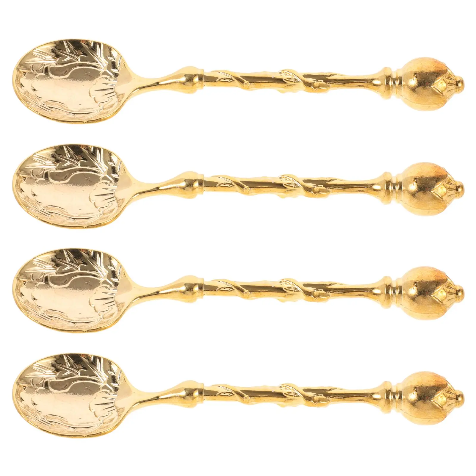 4 Pcs Retro Coffee Spoon Stainless Steel Spoons Household Cake Dessert Stirring Cocktail
4 Pcs Retro Coffee Spoon Stainless Steel Spoons Household Cake Dessert Stirring Cocktail