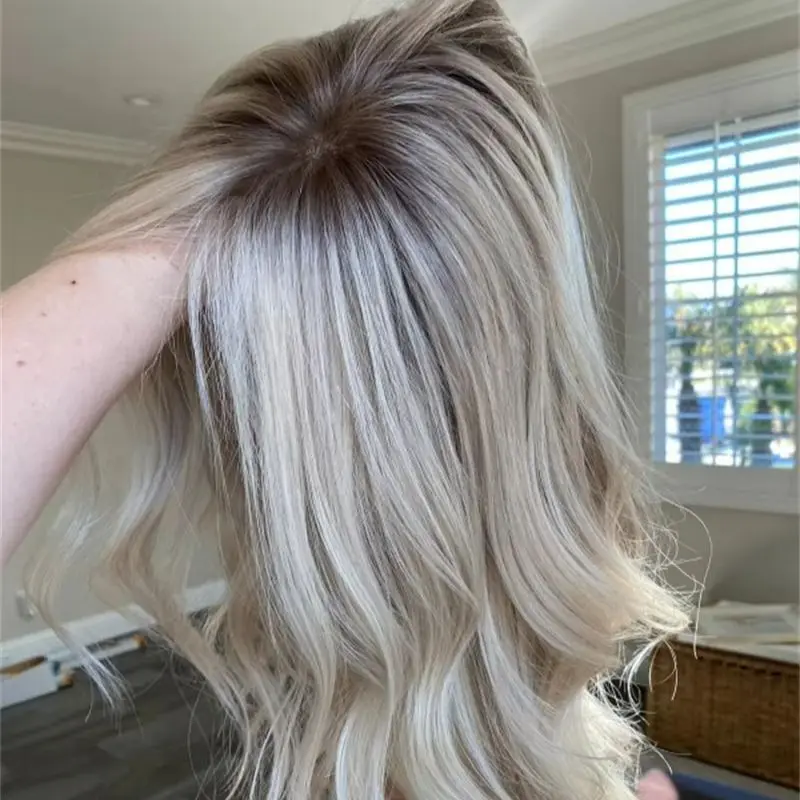 Middle Part Ombre Ash Blonde Lace Front Wigs Synthetic Lace Front Wigs Natural Body Wave Glueless Wigs Preplucked Hairline 26''
Middle Part Ombre Ash Blonde Lace Front Wigs Synthetic Lace Front Wigs Natural Body Wave Glueless Wigs Preplucked Hairline 26''