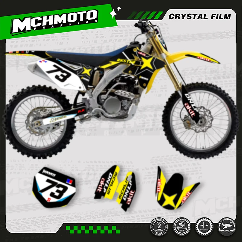 MCHMFG MOTO Custom Team мотоциклетная графика фоновая наклейка комплект наклеек для SUZUKI 2007 2008 2009 RMZ 250 007
MCHMFG MOTO Custom Team мотоциклетная графика фоновая наклейка комплект наклеек для SUZUKI 2007 2008 2009 RMZ 250 007