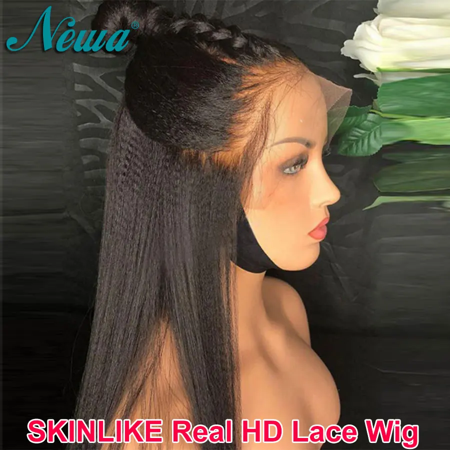 Newa Hair Yaki Straight 13x6 HD Lace Frontal Human Hair Wigs Pre Plucked Brazilian HD Lace Closure Wig Bleached Knots HD Wigs
Newa Hair Yaki Straight 13x6 HD Lace Frontal Human Hair Wigs Pre Plucked Brazilian HD Lace Closure Wig Bleached Knots HD Wigs