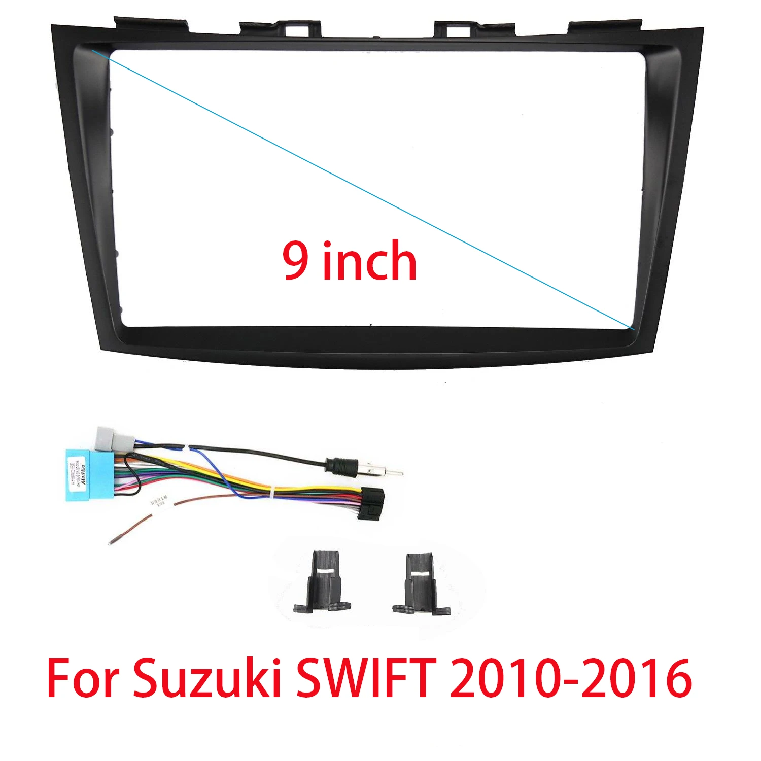 For SUZUKI SWIFT ERTIGA 2010-2016 2 Din 9 inch Car CD DVD Frame Audio Fitting Adaptor Dash Trim Facia Panel installation kits
For SUZUKI SWIFT ERTIGA 2010-2016 2 Din 9 inch Car CD DVD Frame Audio Fitting Adaptor Dash Trim Facia Panel installation kits