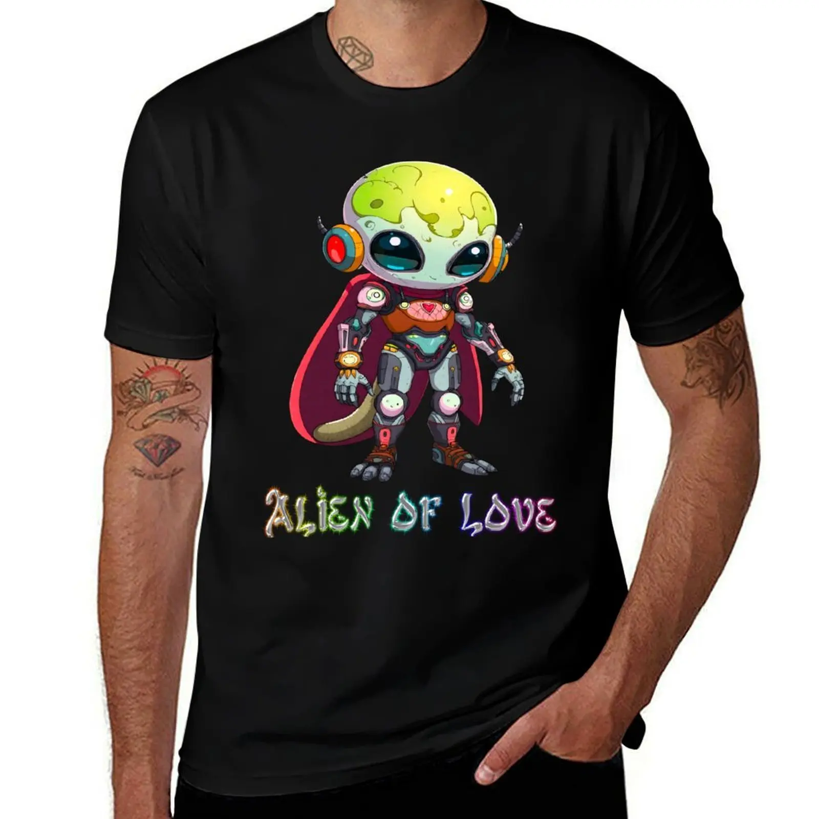 Alien of Love T-Shirt Luxury man vintage clothes boys whites mens designer t shirt
Alien of Love T-Shirt Luxury man vintage clothes boys whites mens designer t shirt