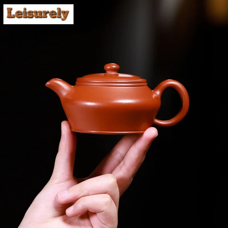160ml Traditional Yixing Purple Clay Teapots Handmade Man Shu Pot Raw Ore Dahongpao Mud Kettle Zisha Tea Set Drinkware Supplies
160ml Traditional Yixing Purple Clay Teapots Handmade Man Shu Pot Raw Ore Dahongpao Mud Kettle Zisha Tea Set Drinkware Supplies