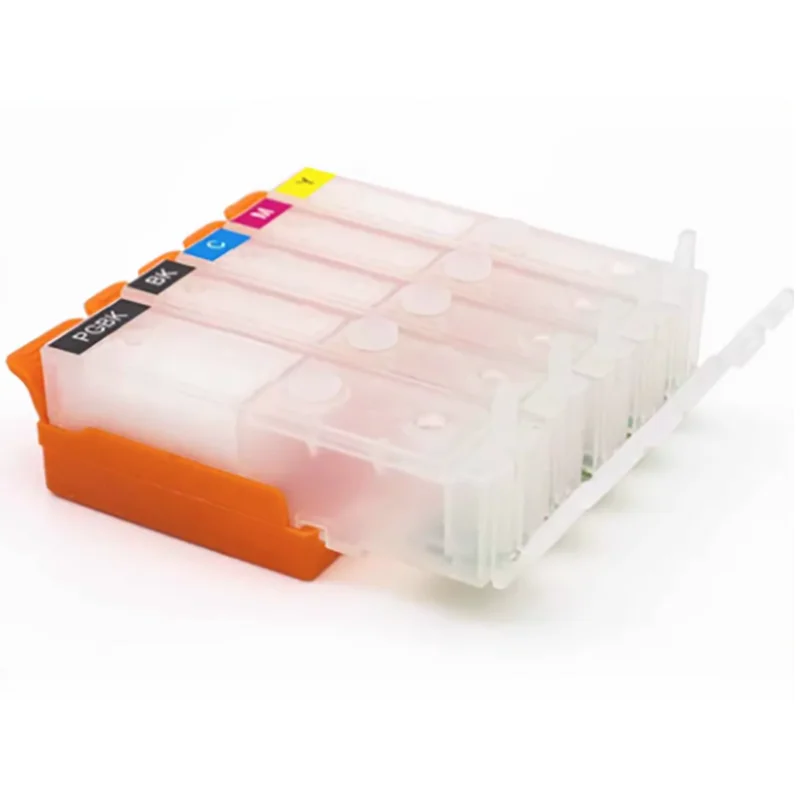 6PCS/SET BK CMYK Empty Ink Box for Canon IX6780 IX6880 IP8780 7280 with chip included