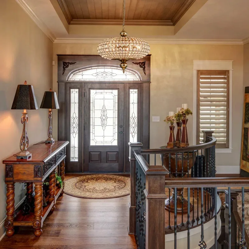 French Vintage Crystals Pendant Lamp American country retro Luxury chandelier Copper color living room dining room hanging light
French Vintage Crystals Pendant Lamp American country retro Luxury chandelier Copper color living room dining room hanging light