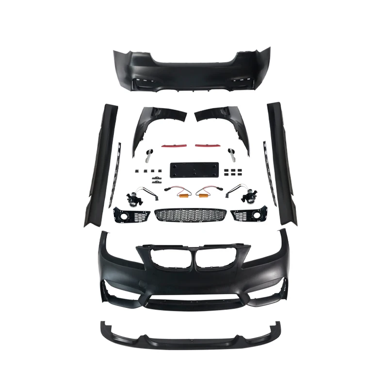 Auto Body Parts 3 Series E90 Upgrade M4 Front Rear Bumper Assembly Bodykit for BMW E90 Body Kits 2005-2008
Auto Body Parts 3 Series E90 Upgrade M4 Front Rear Bumper Assembly Bodykit for BMW E90 Body Kits 2005-2008