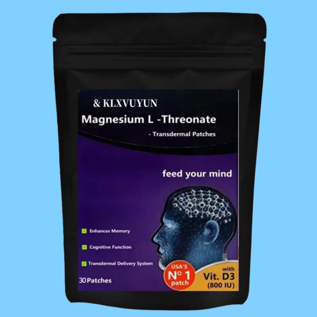 Brain Health Support Patch - Easy-Apply - Magnesium L-threonate, Vitamin D3 & Energy
Brain Health Support Patch - Easy-Apply - Magnesium L-threonate, Vitamin D3 & Energy