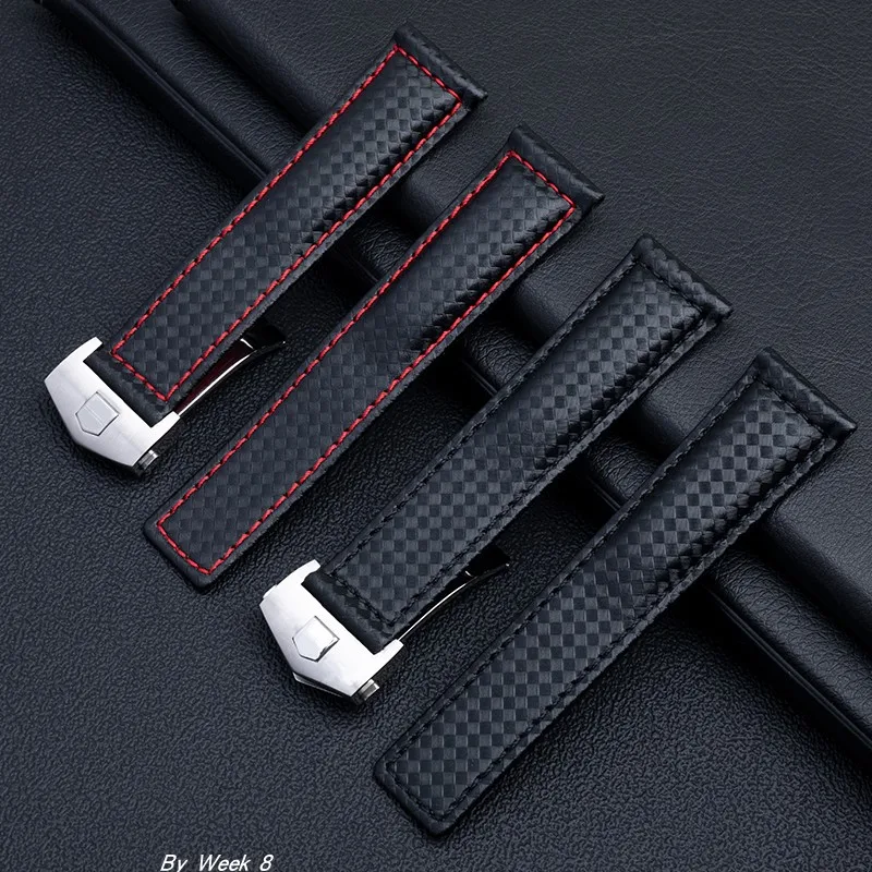 19mm 20mm 22mm black red Carbon Fiber Pattern Watch Strap Folding Buckle Watch band men's bracelet accessory for TAG Heuer watch
19mm 20mm 22mm black red Carbon Fiber Pattern Watch Strap Folding Buckle Watch band men's bracelet accessory for TAG Heuer watch