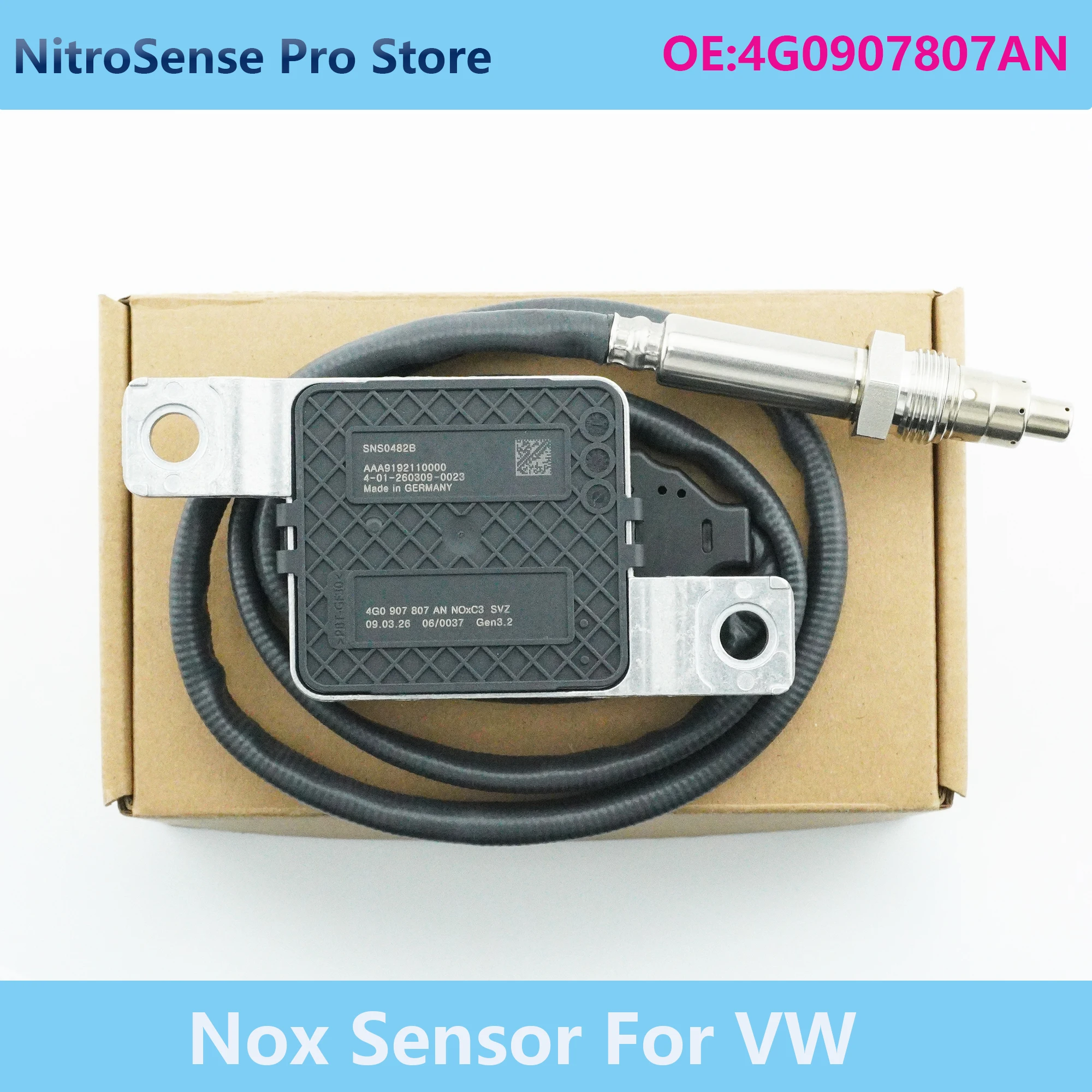 NOX Sensor Nitrogen Oxide Sensor 4G0907807AN For VW
NOX Sensor Nitrogen Oxide Sensor 4G0907807AN For VW