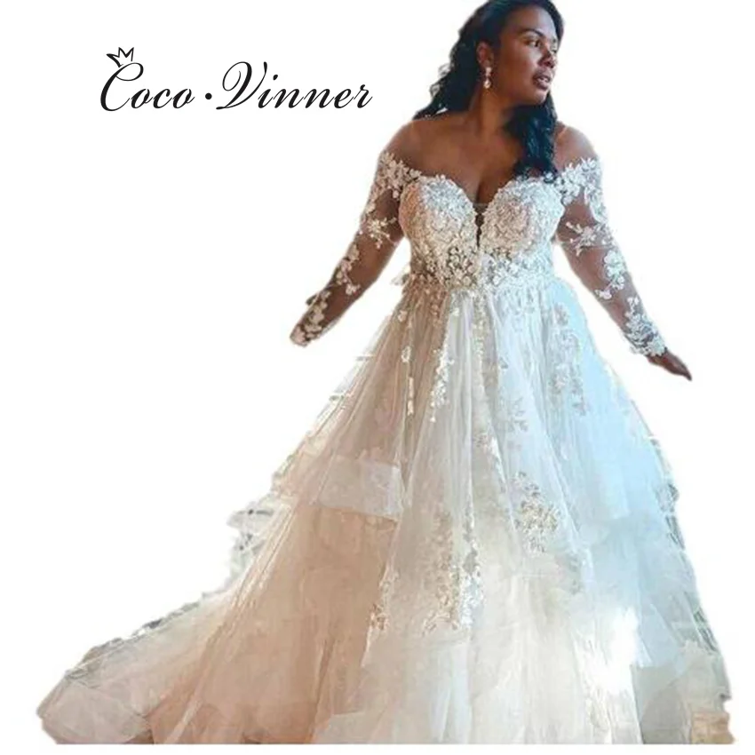 Бальное платье в африканском стиле, свадебные платья принцессы по индивидуальному заказу для невесты, с длинными рукавами, пышным тюлем и кружевной аппликацией, свадебное платье W1327
Бальное платье в африканском стиле, свадебные платья принцессы по индивидуальному заказу для невесты, с длинными рукавами, пышным тюлем и кружевной аппликацией, свадебное платье W1327