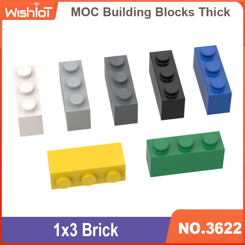 10 шт. 1x3 кирпичи 3622 классические образовательные DIY аксессуары для сращивания игрушечные строительные блоки совместимые частицы
10 шт. 1x3 кирпичи 3622 классические образовательные DIY аксессуары для сращивания игрушечные строительные блоки совместимые частицы