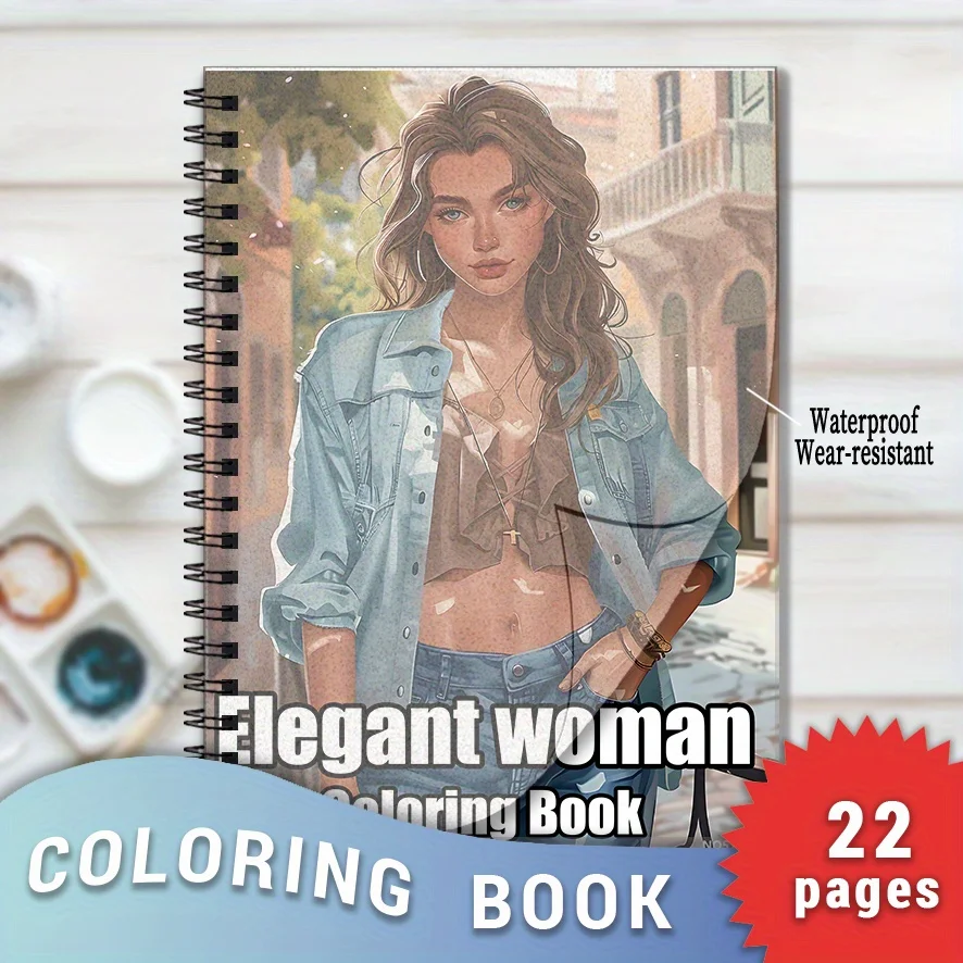 Elegant Woman Unzip Coloring Book 8.3 X 11.2 Inches 22 Pages Stress Relief Emotionally Positive Thinker Art Therapy Activity
Elegant Woman Unzip Coloring Book 8.3 X 11.2 Inches 22 Pages Stress Relief Emotionally Positive Thinker Art Therapy Activity