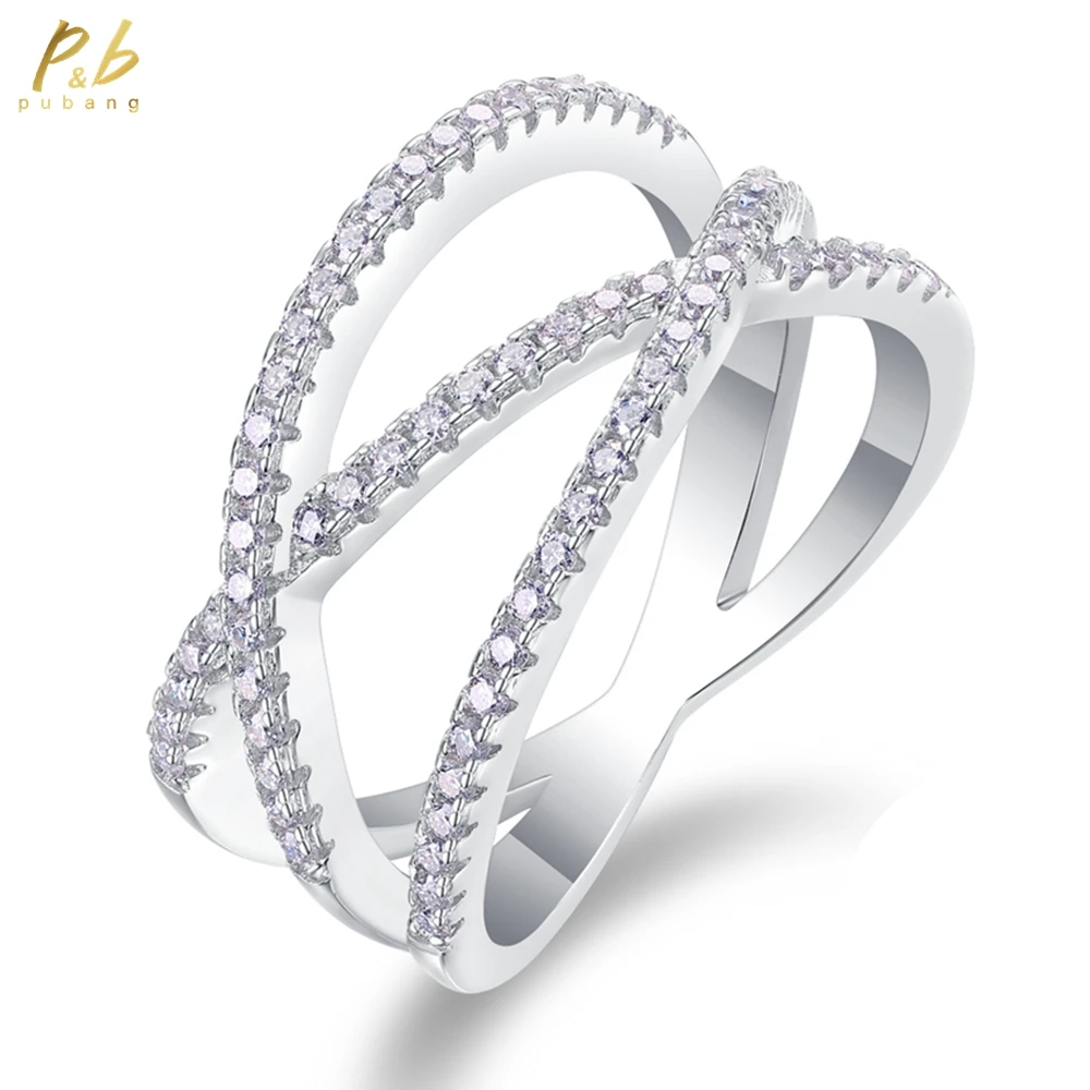 PuBang Fine Jewelry Solid 925 Sterling Silver 3EX VVS1 GRA Sparkling Real Moissanite Diamonds Gems Women Rings Anniversary Gifts
PuBang Fine Jewelry Solid 925 Sterling Silver 3EX VVS1 GRA Sparkling Real Moissanite Diamonds Gems Women Rings Anniversary Gifts