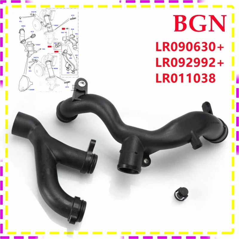 Water Outlet Thermostat Hose+Plug For DISCOVERY 4 RANGE ROVER SPORT VELAR LR090630+LR092992+LR011038 3.0L V6 5.0L V8 Petrol
Water Outlet Thermostat Hose+Plug For DISCOVERY 4 RANGE ROVER SPORT VELAR LR090630+LR092992+LR011038 3.0L V6 5.0L V8 Petrol