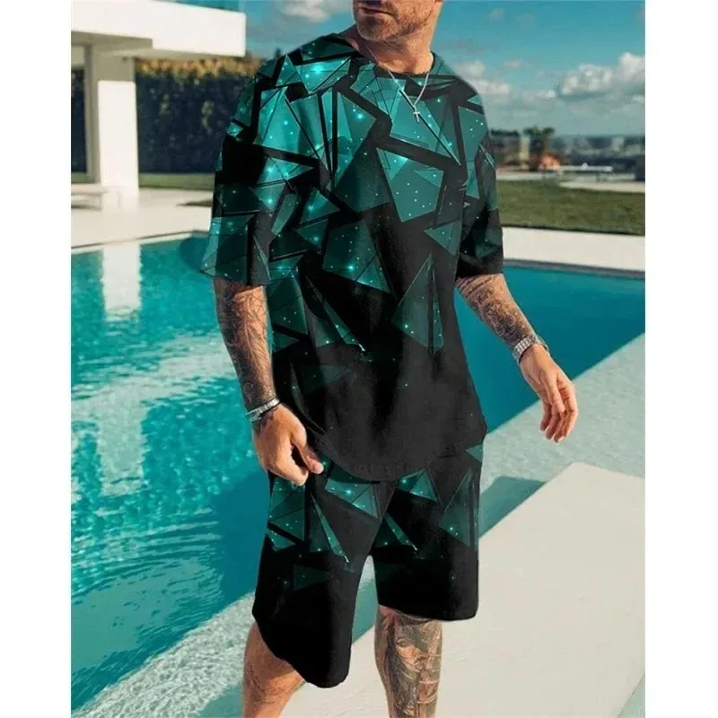 2025 Summer Fashion 3 Printed Men's T-shirt Sports and Leisure Street Harajuku Round Neck Quick Drying Set Loose Short Sleeve
2025 Summer Fashion 3 Printed Men's T-shirt Sports and Leisure Street Harajuku Round Neck Quick Drying Set Loose Short Sleeve