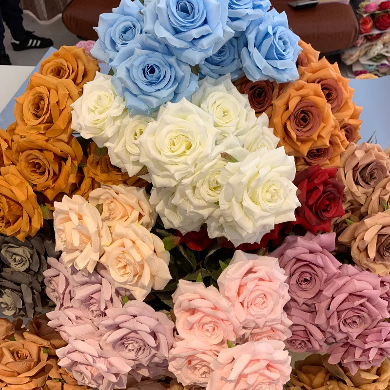 Simulated 9-Head Diamond Rose European Style Flower Holder Wedding Hotel Home Parlor Decoration Road Guide Props Arrangement
Simulated 9-Head Diamond Rose European Style Flower Holder Wedding Hotel Home Parlor Decoration Road Guide Props Arrangement