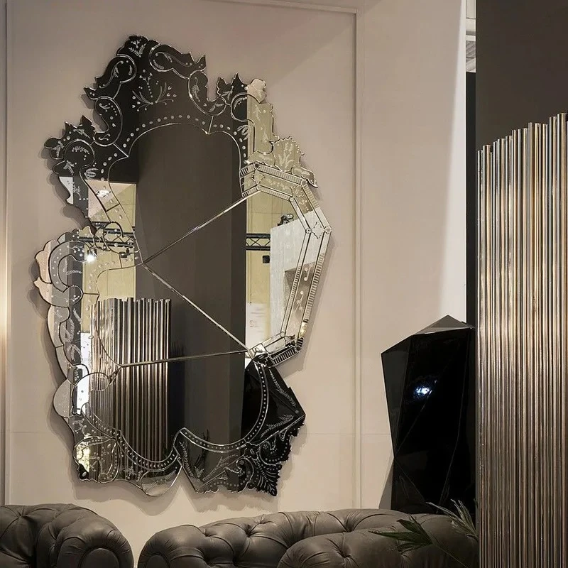 Venetian mirror soft decoration living room meeting room wall decoration mirror
Venetian mirror soft decoration living room meeting room wall decoration mirror