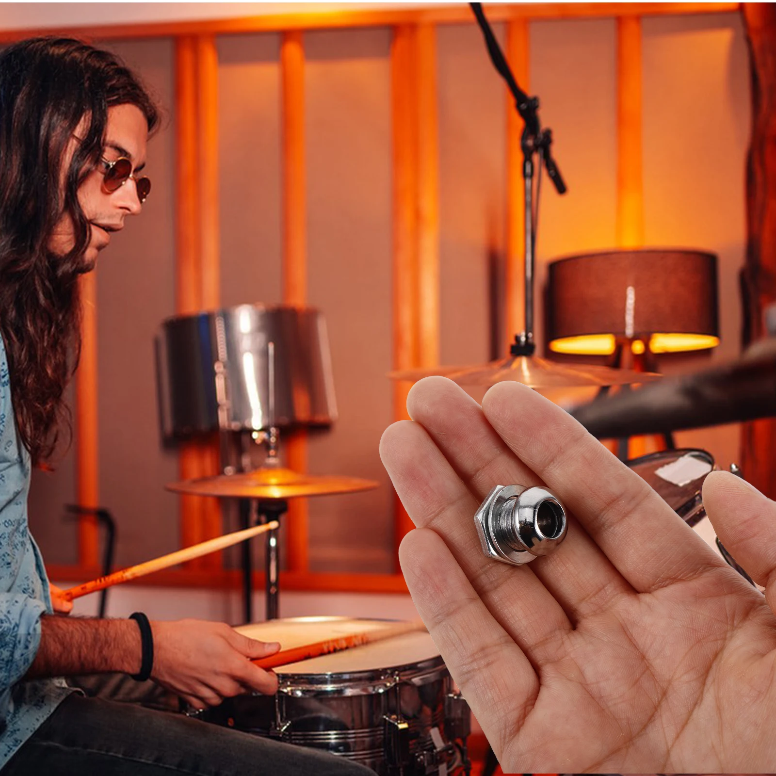 4pcs Drum Vent Hole Screws Alloy Replacement Hardware For Snare Bass Percussion Drums Enhanced Stability Sound Clarity
4pcs Drum Vent Hole Screws Alloy Replacement Hardware For Snare Bass Percussion Drums Enhanced Stability Sound Clarity