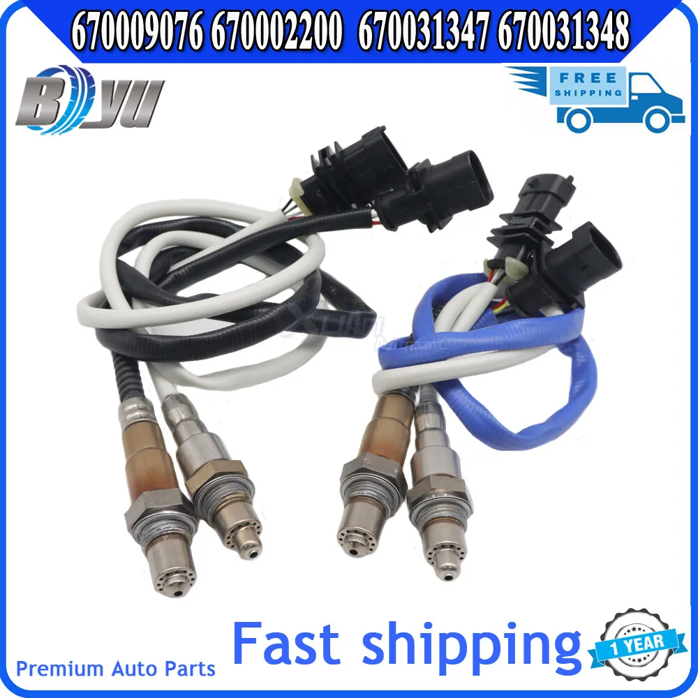 4x Air Fuel Ratio Lambda O2 Oxygen Sensor 670009076 670002200 670031347 670031348 For Maserati Ghibli Quattroporte 3.0L V6 Turbo 
4x Air Fuel Ratio Lambda O2 Oxygen Sensor 670009076 670002200 670031347 670031348 For Maserati Ghibli Quattroporte 3.0L V6 Turbo