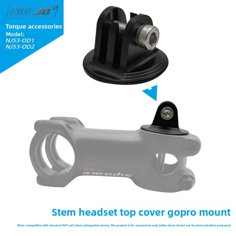 Road Bike Bicycle Stem Cap Headset Top Cap Action Camera Mount Compatible with GoPro Insta360 for OD2
Road Bike Bicycle Stem Cap Headset Top Cap Action Camera Mount Compatible with GoPro Insta360 for OD2
