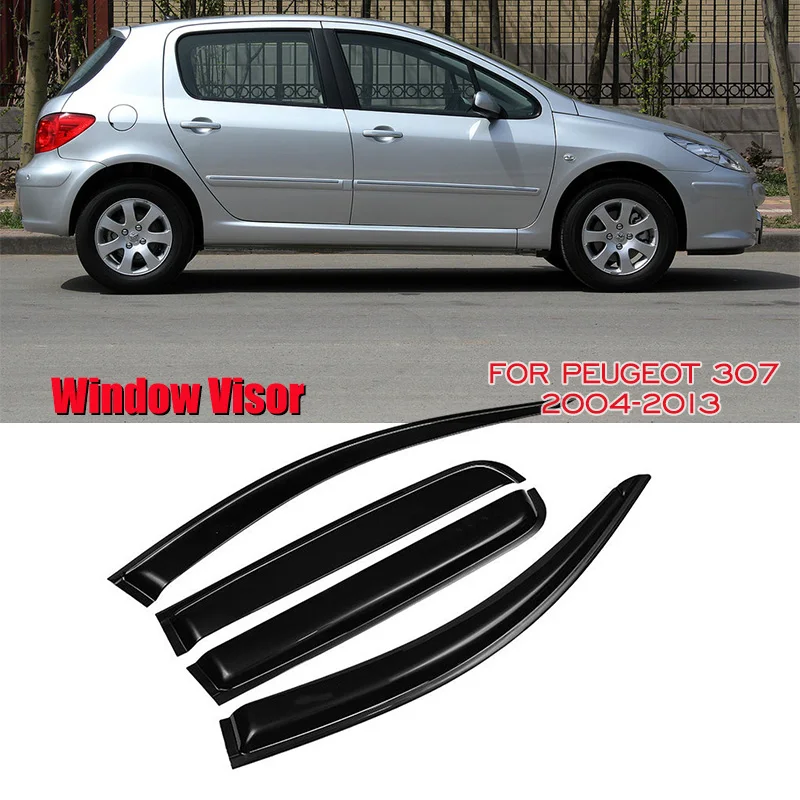 Дефлекторы окон (ветровики) для Peugeot 307 2004-2013, защита от дождя и солнца, тонкий молдинг
Дефлекторы окон (ветровики) для Peugeot 307 2004-2013, защита от дождя и солнца, тонкий молдинг