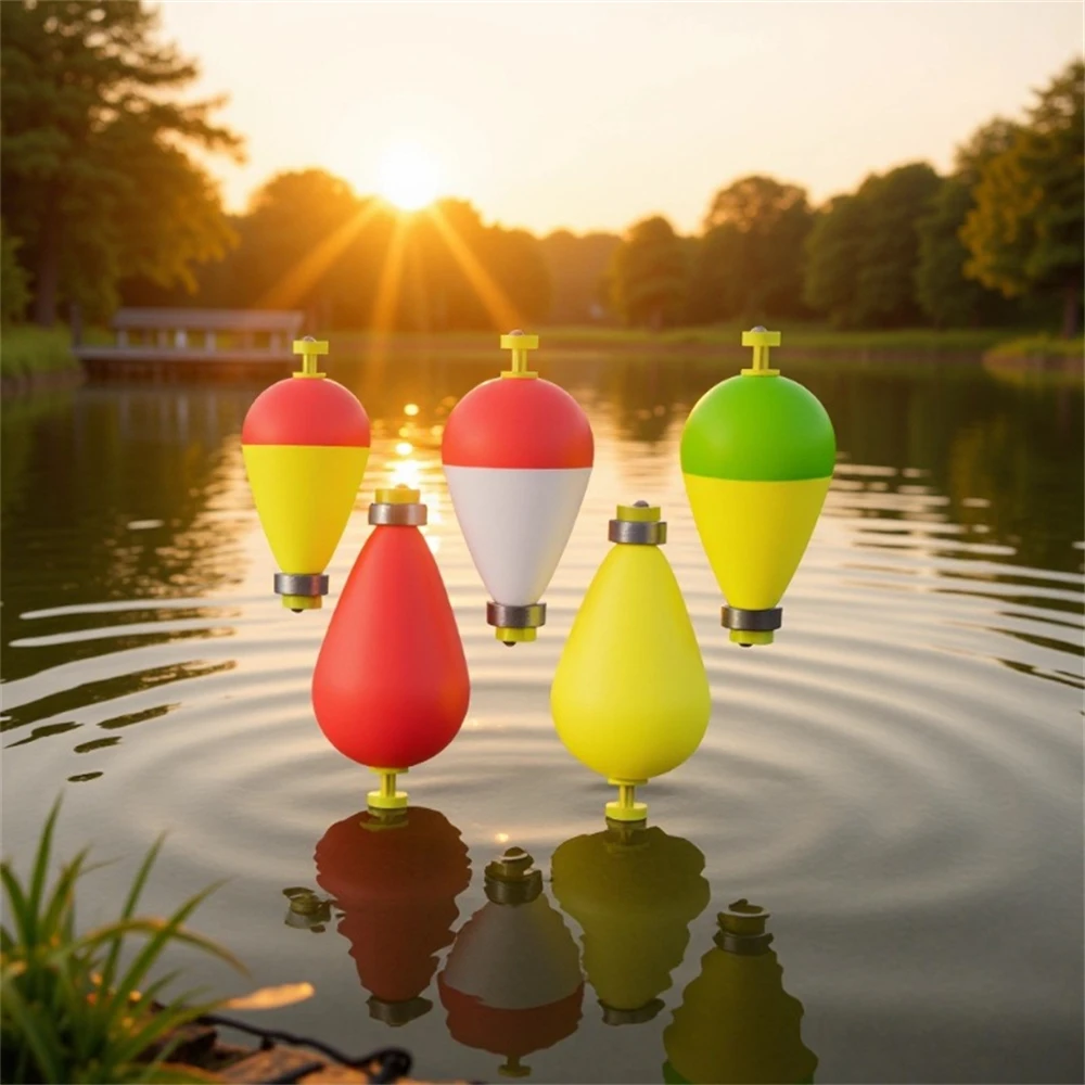 6.3g/9.3g EPS Foam Fishing Float Teardrop Bobber with Weighted Base for Long Casting High Visibility Lure Float
6.3g/9.3g EPS Foam Fishing Float Teardrop Bobber with Weighted Base for Long Casting High Visibility Lure Float