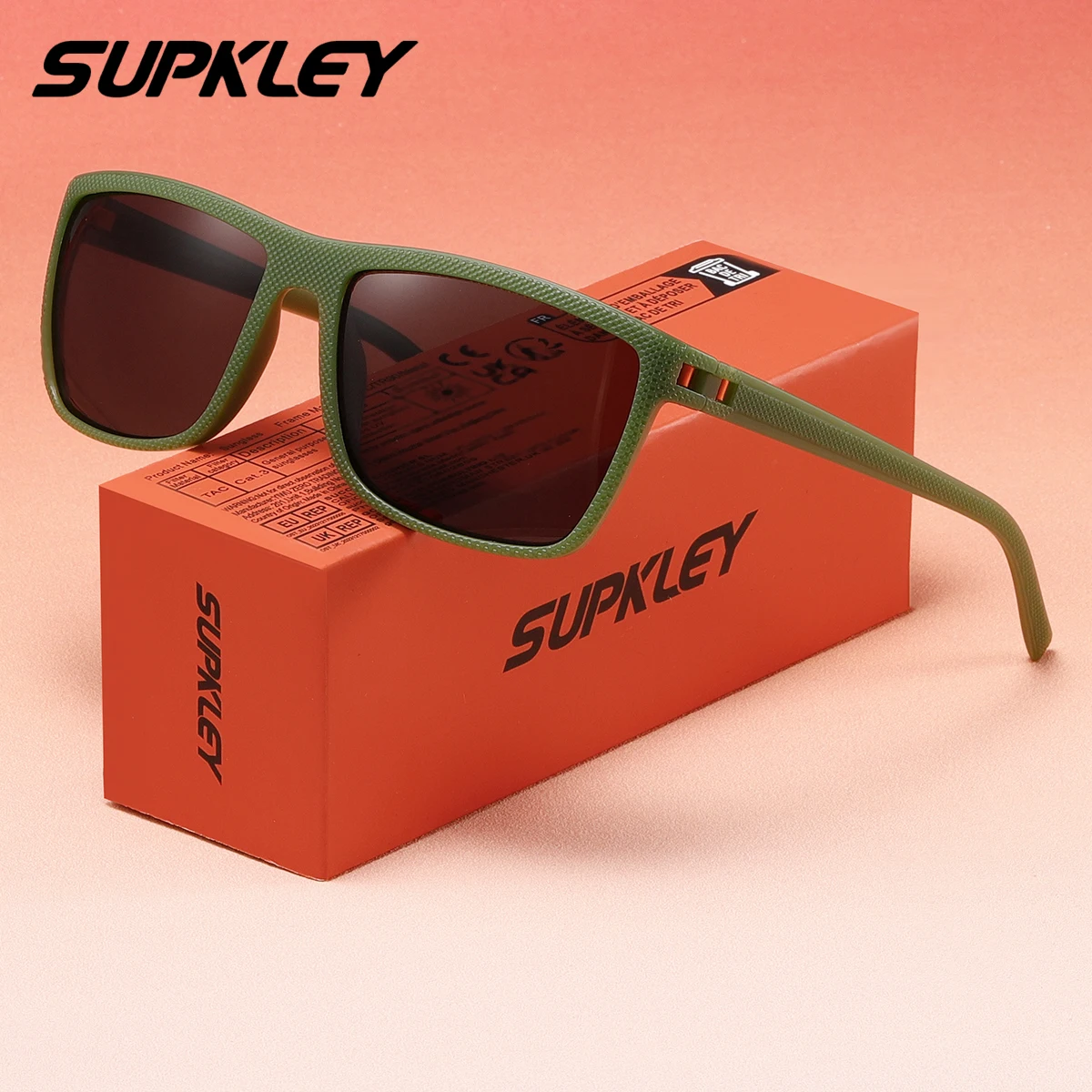 SUPKLEY, 1 шт., поляризационные солнцезащитные очки унисекс TR-90, легкие, удобные, UV400, с защитой от УФ-лучей, для вождения, рыбалки, модный квадратный дизайн
SUPKLEY, 1 шт., поляризационные солнцезащитные очки унисекс TR-90, легкие, удобные, UV400, с защитой от УФ-лучей, для вождения, рыбалки, модный квадратный дизайн