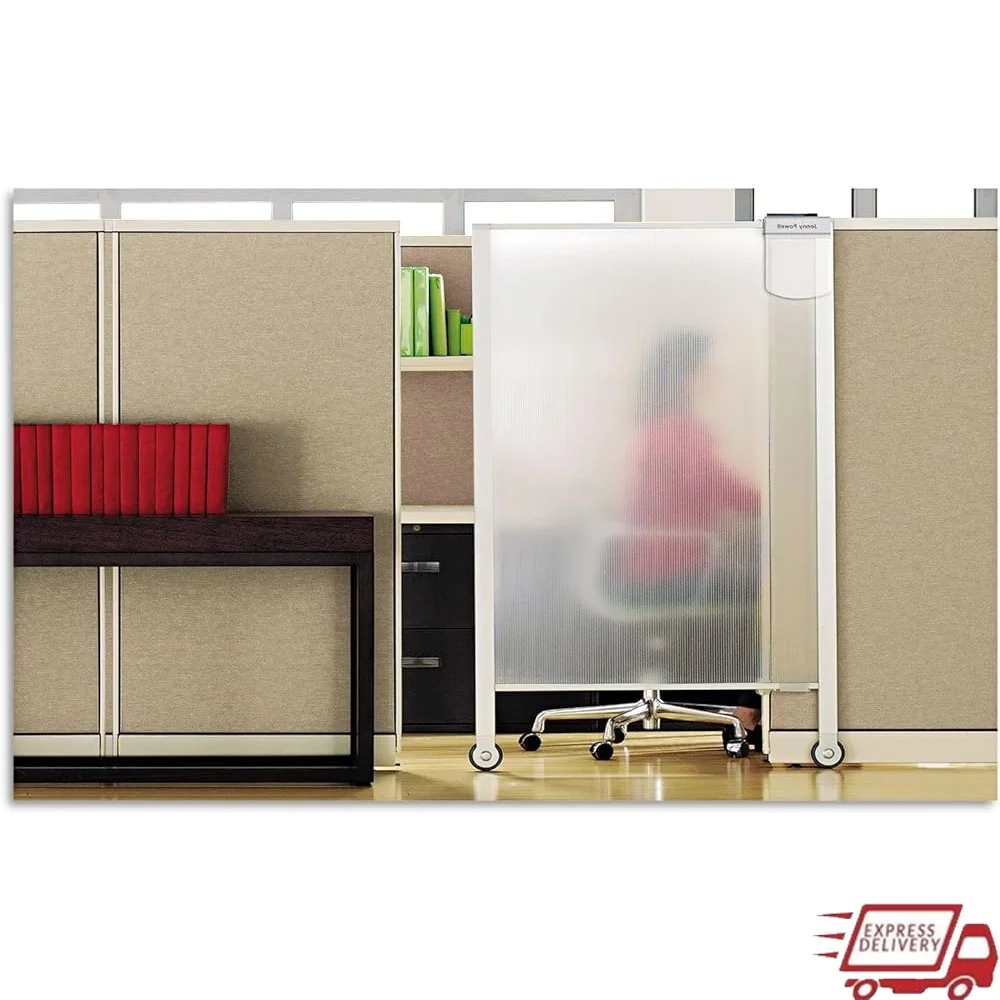 Translucent Privacy Screen Portable Wall Divider Adjustable Height Aluminum Frame with Wheels Dry-Erase Message Board Office Use
Translucent Privacy Screen Portable Wall Divider Adjustable Height Aluminum Frame with Wheels Dry-Erase Message Board Office Use