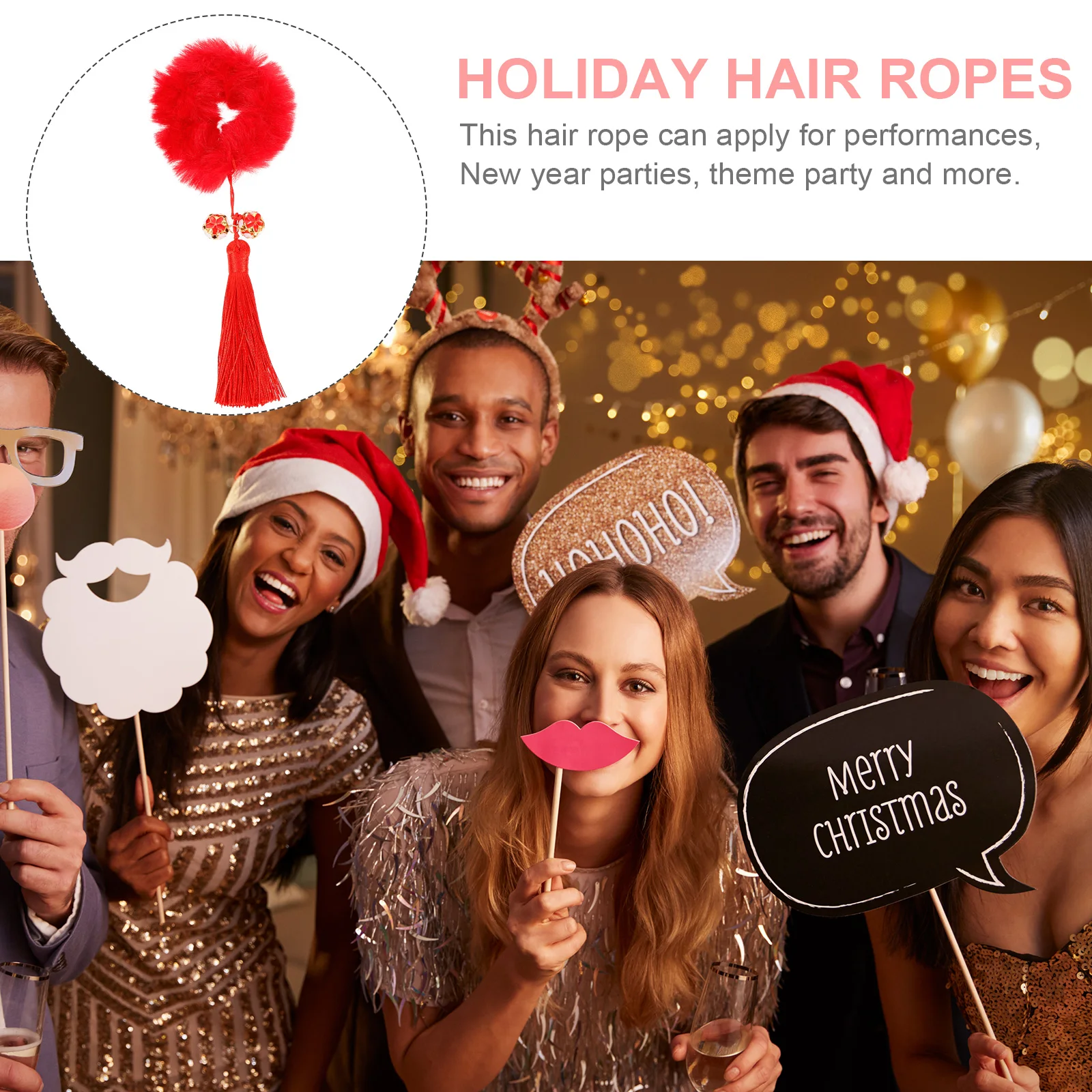 2 Pairs Red Tassel Hair Ring Braid Accessories for Girls New Year Headdress Festival Yoga Miss
2 Pairs Red Tassel Hair Ring Braid Accessories for Girls New Year Headdress Festival Yoga Miss