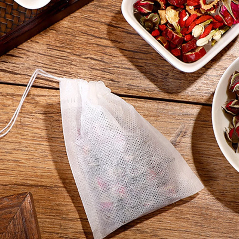 100 Pcs Tea Bag Filter Bags Reusable Loose Leaves Non-woven Fabric Strainer Individual Filters for Leaf
100 Pcs Tea Bag Filter Bags Reusable Loose Leaves Non-woven Fabric Strainer Individual Filters for Leaf