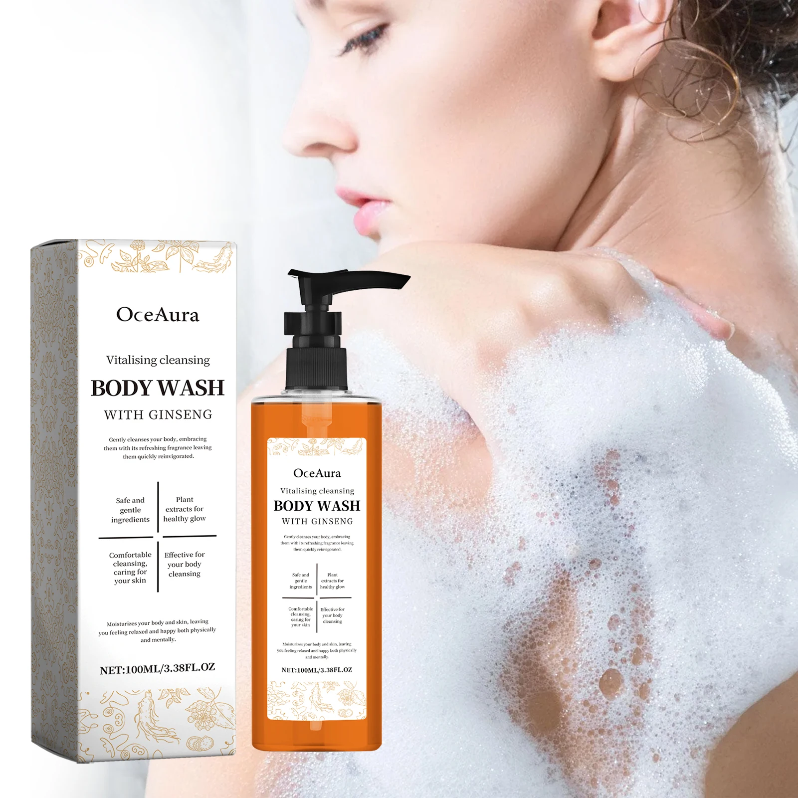 Happy Bath Body Wash Oil Deep Cleaning Dirt Remove Back Acne Smooth Brighten Skin Relax Body Improve Mood Refreshing Shower Gel
Happy Bath Body Wash Oil Deep Cleaning Dirt Remove Back Acne Smooth Brighten Skin Relax Body Improve Mood Refreshing Shower Gel