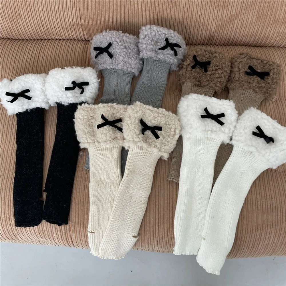 New Footless Leg Warmer Sleeve Bowknot Thick Knitted Leg Covers Keep Warm Warm Socks Autumn
New Footless Leg Warmer Sleeve Bowknot Thick Knitted Leg Covers Keep Warm Warm Socks Autumn