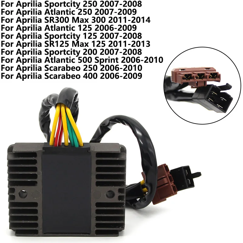 Motorcycle Voltage Regulator Rectifier For Aprilia Sportcity Atlantic 250 SR300 SR125 For Gilera Nexus Fuoco 500 Derbi Rambla
Motorcycle Voltage Regulator Rectifier For Aprilia Sportcity Atlantic 250 SR300 SR125 For Gilera Nexus Fuoco 500 Derbi Rambla