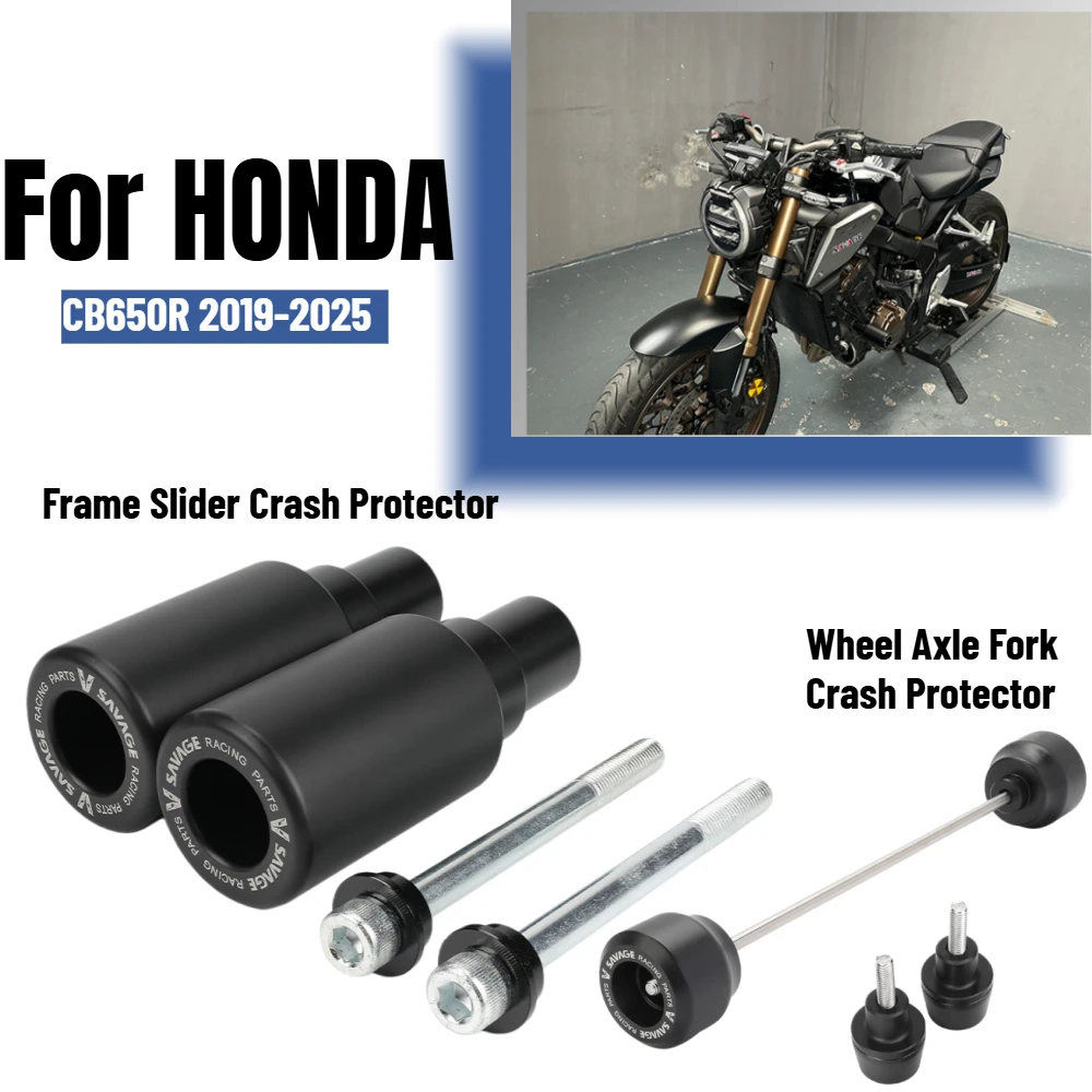 For HONDA CB650R 2019-2025 Motorcycle Frame Slider Crash Protector CB 650R 650 R Fork Axle Slider Engine Crash Pad Protection
For HONDA CB650R 2019-2025 Motorcycle Frame Slider Crash Protector CB 650R 650 R Fork Axle Slider Engine Crash Pad Protection