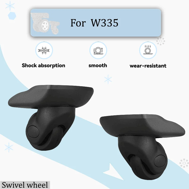 For W355 Heavy-Duty Silent Rolling Luggage Wheel Replacement - Universal 360° Swivel Castor for Effortless Movement
For W355 Heavy-Duty Silent Rolling Luggage Wheel Replacement - Universal 360° Swivel Castor for Effortless Movement