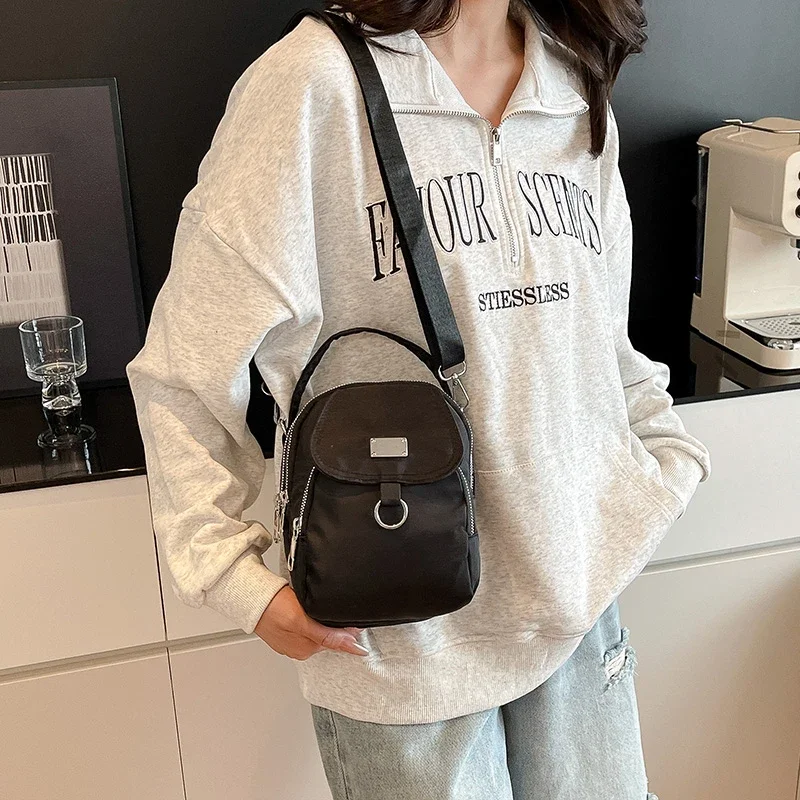 Нейлоновые однотонные сумки на плечо с блестками, шитье, высококачественные черные сумки, лидер продаж для женщин, универсальные дорожные сумки через плечо 
Нейлоновые однотонные сумки на плечо с блестками, шитье, высококачественные черные сумки, лидер продаж для женщин, универсальные дорожные сумки через плечо